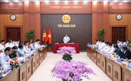 Thủ tướng làm việc với lãnh đạo chủ chốt tỉnh Quảng Nam