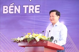 Phó Thủ tướng Lê Minh Khái phát lệnh khởi công xây dựng cầu Rạch Miễu 2
