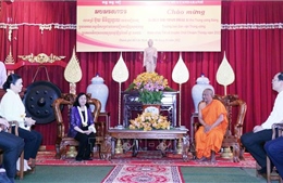 Trưởng Ban Dân vận Trung ương chúc Tết cổ truyền đồng bào Khmer tại TP Hồ Chí Minh