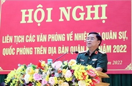 Bộ Tư lệnh Quân khu 5 và 11 tỉnh, thành phố tăng cường phối hợp công tác văn phòng