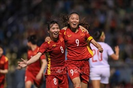 Các cầu thủ bóng đá nữ Việt Nam sẵn sàng thi tài với các đối thủ ở bán kết