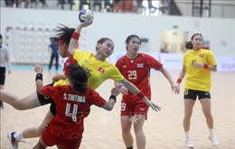 Nữ Việt Nam giành thắng lợi trước Thái Lan môn Bóng ném trong nhà