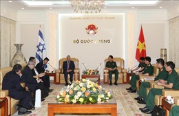 Bộ trưởng Bộ Quốc phòng Việt Nam tiếp Tổng Vụ trưởng Bộ Quốc phòng Israel