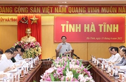 Thủ tướng Phạm Minh Chính: Cần phát huy năng lực, trí tuệ, ý chí, bản lĩnh của con người Hà Tĩnh để vươn lên