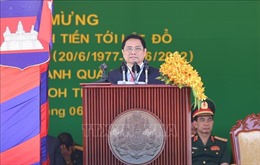 Toàn văn bài phát biểu của Thủ tướng Phạm Minh Chính tại lễ Kỷ niệm 45 năm &#39;Hành trình hướng tới lật đổ chế độ diệt chủng Pol Pot&#39; 