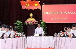Thủ tướng Phạm Minh Chính làm việc với lãnh đạo chủ chốt TP Đà Nẵng