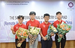 Cả 4 học sinh Việt Nam đều giành HCV tại Olympic Hóa học Quốc tế 2022