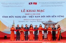 Khai mạc Triển lãm “Tình hữu nghị Lào - Việt Nam đời đời bền vững”