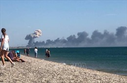 Sáu người thương vong trong vụ nổ ở sân bay quân sự Nga trên Bán đảo Crimea