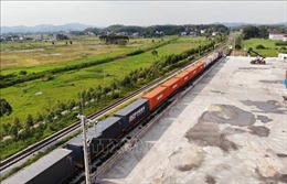 Bắc Giang xuất khẩu 56 tấn vải thiều đầu tiên từ ga liên vận quốc tế Kép