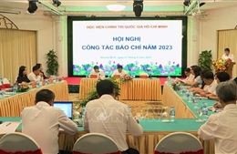 Hội nghị về công tác báo chí của hệ thống Học viện Chính trị quốc gia Hồ Chí Minh 