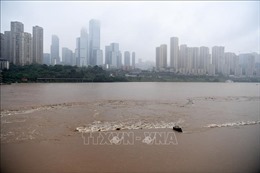 Trung Quốc: Mưa lớn làm sập cầu đường sắt tại Trùng Khánh