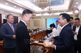 Lãnh đạo UBND TP Hồ Chí Minh tiếp Phó TGĐ Điều hành Samsung Engineering
