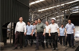 Thủ tướng Phạm Minh Chính kiểm tra Nhà máy Sắt xốp Bắc Kạn