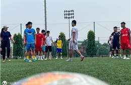 Đội tuyển Bóng đá người điếc Việt Nam tập huấn chuẩn bị cho Đại hội Thể thao tại Nga