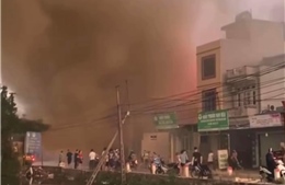 Hà Nội: Làm rõ nguyên nhân vụ cháy xưởng mây tre đan ở xã Vân Côn