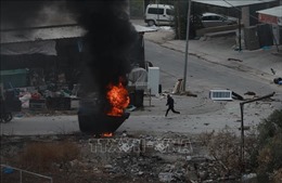 Đụng độ tiếp diễn giữa quân đội Israel và người Palestine ở Bờ Tây