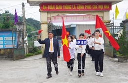 Rộn ràng không khí khai giảng năm học mới ở vùng biên giới Lai Châu