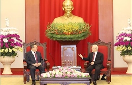 Tổng Bí thư Nguyễn Phú Trọng tiếp Trưởng Ban Liên lạc Đối ngoại TƯ ĐCS Trung Quốc 