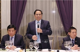 Thủ tướng Phạm Minh Chính dự Tọa đàm với các quỹ đầu tư về hợp tác vì mục tiêu phát triển bền vững