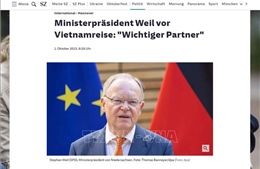 Bang Niedersachsen của Đức lạc quan về cơ hội hợp tác rộng mở với Việt Nam