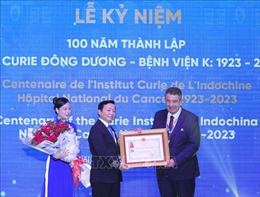 Phó Thủ tướng Trần Hồng Hà dự Lễ Kỷ niệm 100 năm thành lập Viện Curie - Bệnh viện K
