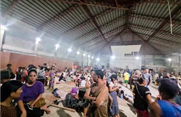 Philippines: Rung chấn mạnh khiến người dân sơ tán khỏi các tòa nhà tại Manila