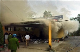 Quảng Bình: Dập tắt đám cháy tại quán karaoke 