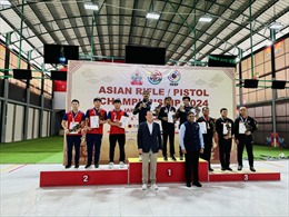 Việt Nam giành thêm Huy chương Bạc tại Giải bắn súng vô địch Châu Á 2024