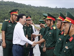 Chủ tịch nước thăm Trung đoàn 152, Quân khu 9