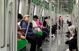 Hành khách đi tàu đường sắt Cát Linh – Hà Đông ngày càng tăng