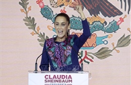 Bầu cử Mexico: Nhiều nước chúc mừng Tổng thống đắc cử Claudia Sheinbaum
