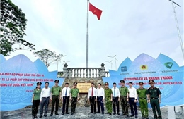 Khánh thành cột cờ Tổ quốc trên đảo Thanh Lân