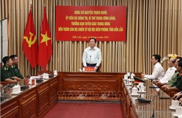 Trưởng ban Tuyên giáo Trung ương làm việc tại Bộ Chỉ huy Bộ đội Biên phòng tỉnh Đắk Lắk