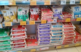Giá gạo tăng vọt tại các siêu thị ở Nhật Bản