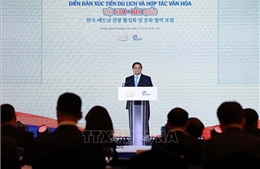 Thủ tướng Phạm Minh Chính dự Diễn đàn xúc tiến du lịch và hợp tác văn hóa Việt Nam - Hàn Quốc