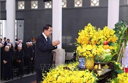 Đoàn Campuchia viếng Tổng Bí thư Nguyễn Phú Trọng