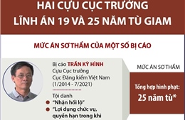 Hai cựu Cục trưởng Cục Đăng kiểm Việt Nam lĩnh án 19 và 25 năm tù giam