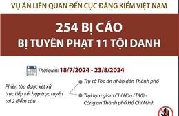 Vụ án liên quan đến Cục Đăng kiểm Việt Nam: 254 bị cáo bị tuyên phạt 11 tội danh