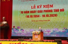 Tổng Bí thư, Chủ tịch nước Tô Lâm đọc Diễn văn kỷ niệm 70 năm Ngày Giải phóng Thủ đô