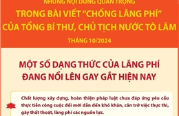 Tổng Bí thư, Chủ tịch nước Tô Lâm nêu một số dạng thức của lãng phí đang nổi lên gay gắt