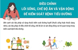 Điều chỉnh lối sống, chế độ ăn và vận động để kiểm soát bệnh tiểu đường