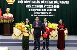 Bầu Chủ tịch HĐND và UBND tỉnh Bắc Giang