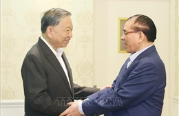 Tổng Bí thư Tô Lâm thăm, chúc Tết gia đình các đồng chí nguyên lãnh đạo Đảng, Nhà nước