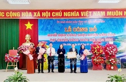 Công bố quyết định công nhận huyện Côn Đảo đạt chuẩn nông thôn mới 