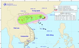 Từ đêm 15/8, bão số 4 sẽ gây mưa to ở các tỉnh Bắc Bộ và Bắc Trung Bộ