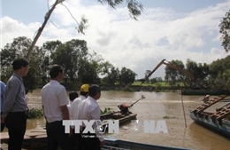 Khảo sát thực tế lũ lụt và công tác phòng chống tại Long An