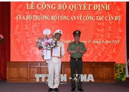 Công bố quyết định bổ nhiệm Giám đốc Công an tỉnh Thanh Hóa