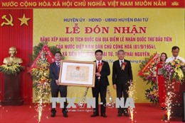 Địa điểm Lễ nhận Quốc thư đầu tiên của nước Việt Nam được xếp hạng di tích Quốc gia
