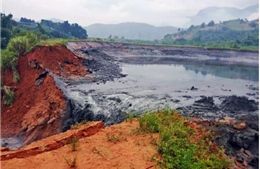 Sự cố vỡ hồ chứa thải gây ảnh hưởng môi trường tại Bảo Thắng, Lào Cai